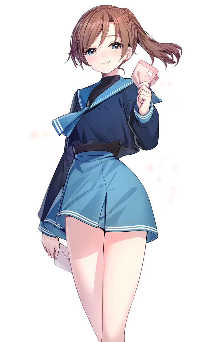 This is a pixiv picture whose title is 恋文と——.