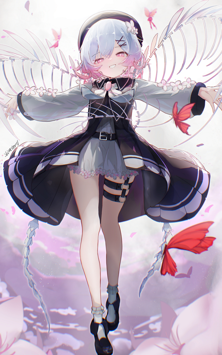 This is a pixiv picture whose title is 世界を破壊する魔女.