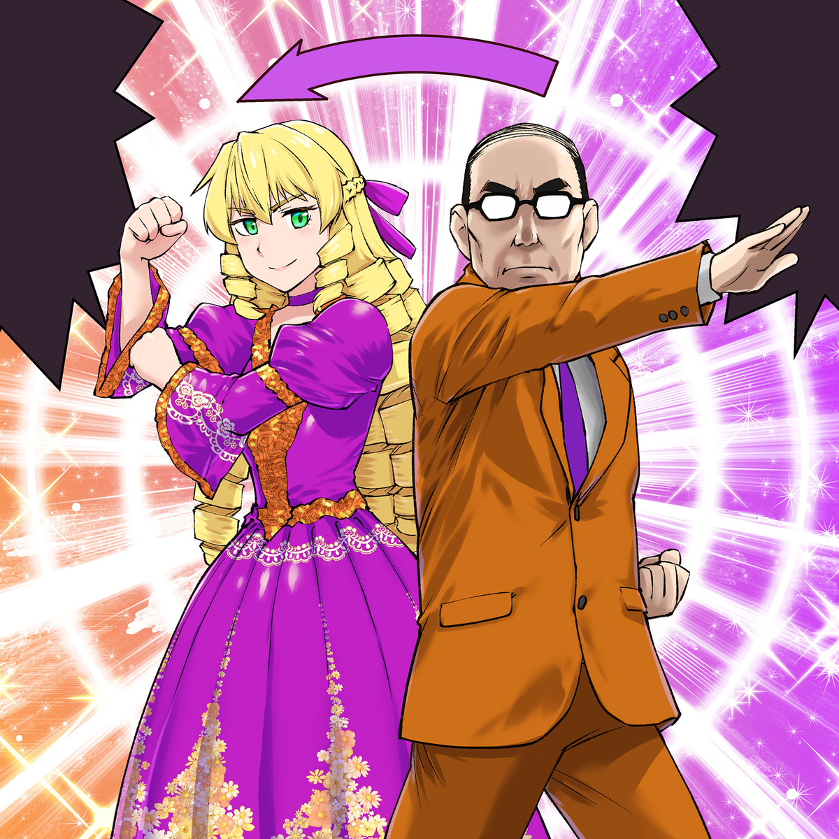 This is a pixiv picture whose title is トリック１号トリート２号.