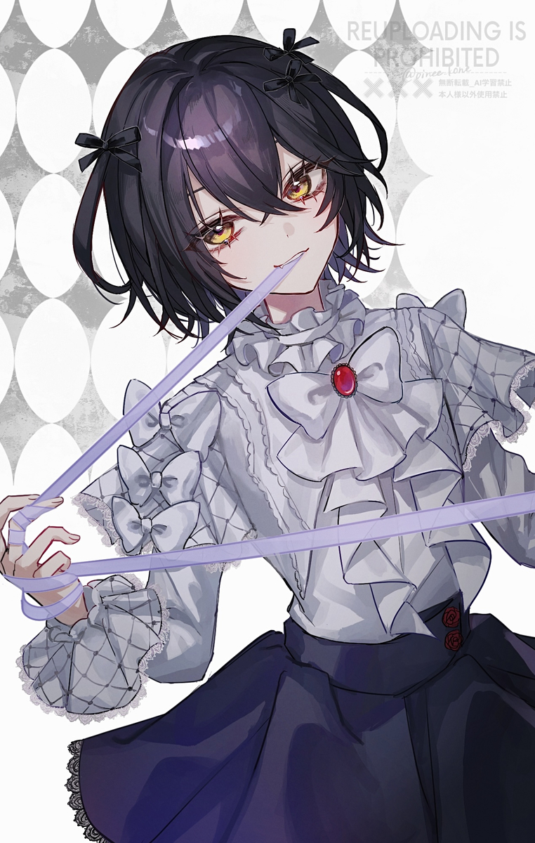 This is a pixiv picture whose title is Gothic Night🧷.