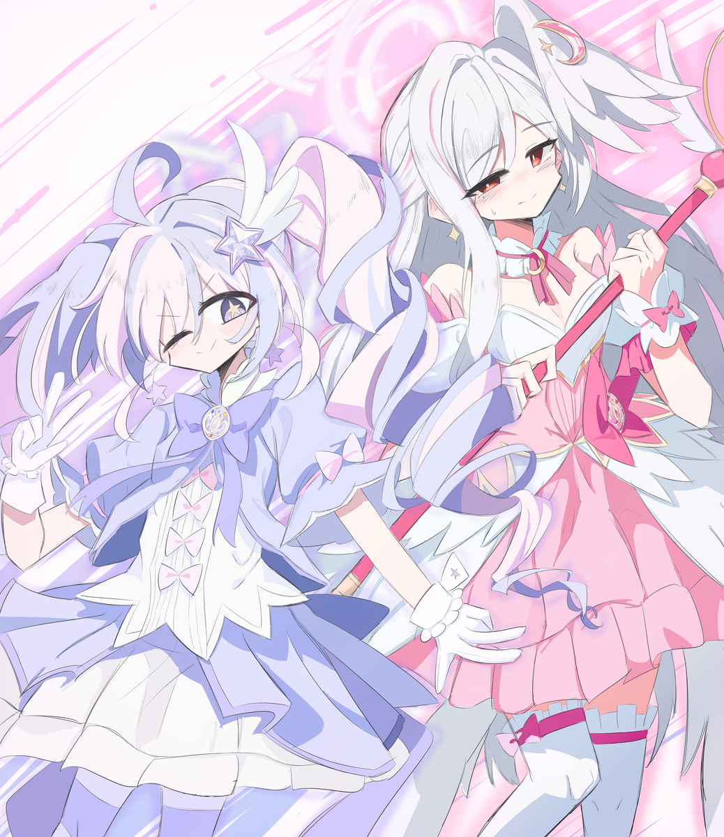 This is a pixiv picture whose title is マジカル自警団.