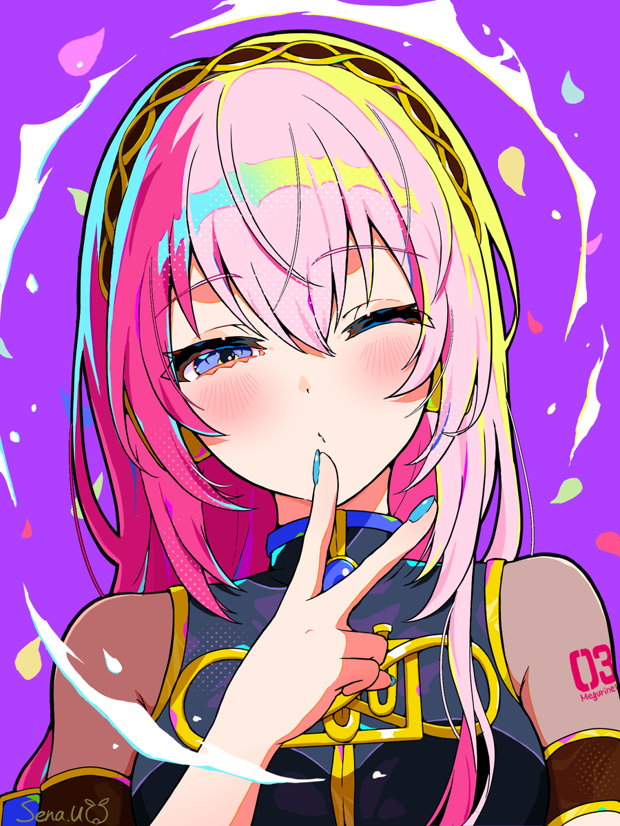 This is a pixiv picture whose title is ルカぴーす.