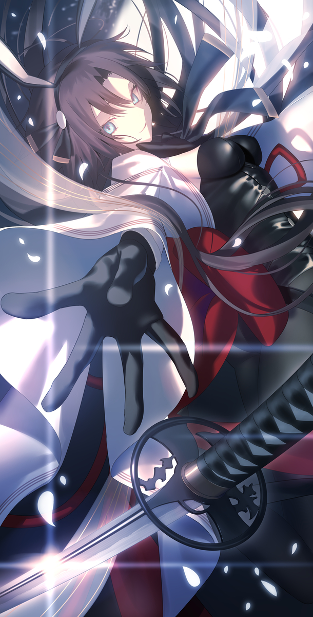 This is a pixiv picture whose title is 玉兎輝夜.