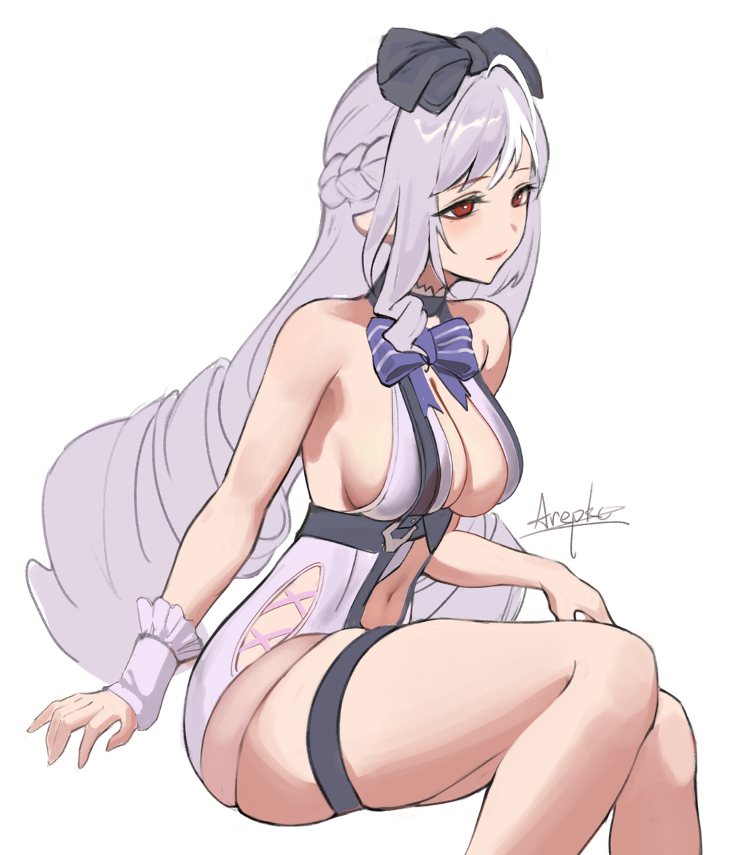 This is a pixiv picture whose title is 薇薇安泳装~.