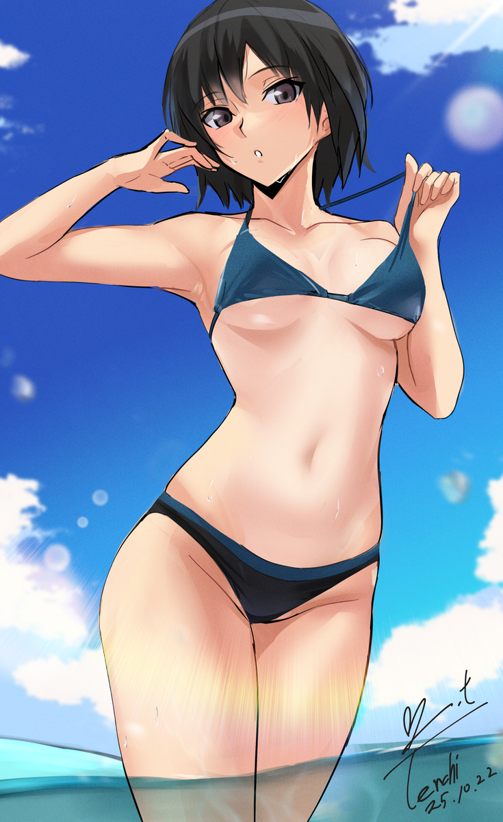 This is a pixiv picture whose title is アマガミ - 七咲逢.