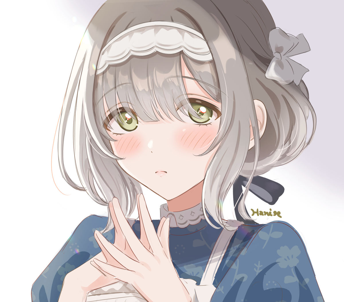 This is a pixiv picture whose title is 🤍.