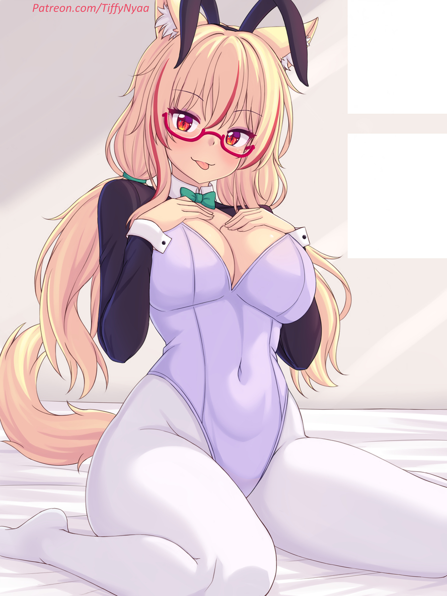 This is a pixiv picture whose title is I got a new bun outfit~~.