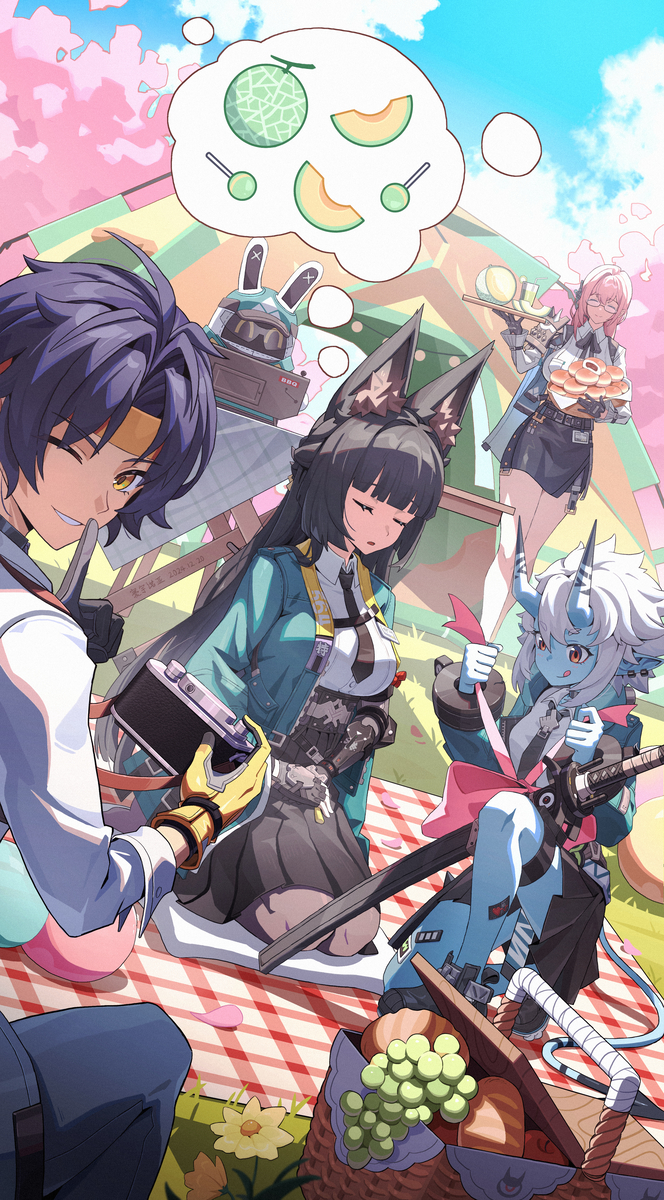 This is a pixiv picture whose title is 嘘～惊喜.