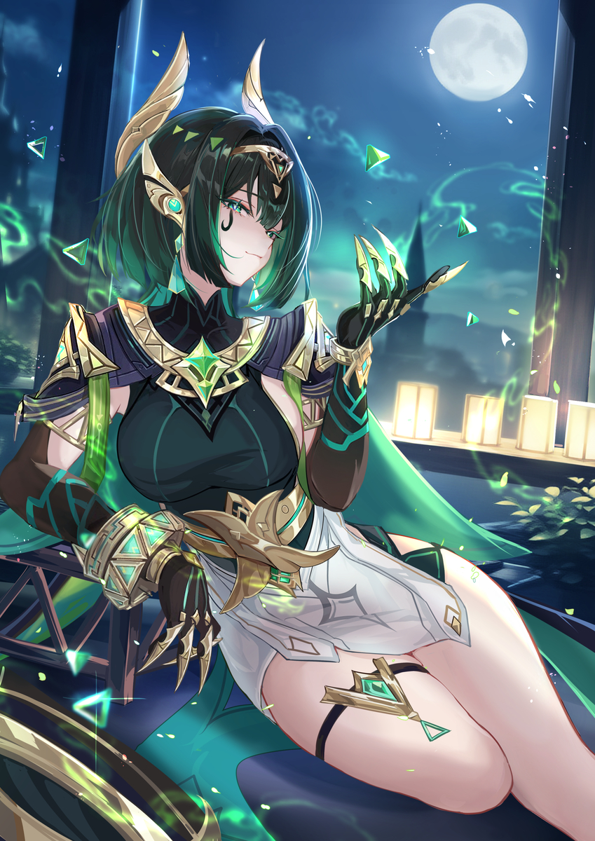 This is a pixiv picture whose title is ネフェル.