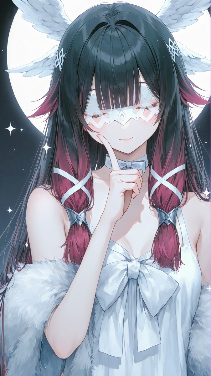 This is a pixiv picture whose title is 🌕 🌌🌠.