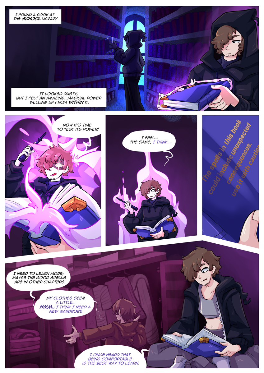 This is a pixiv picture whose title is Magically Inclined.