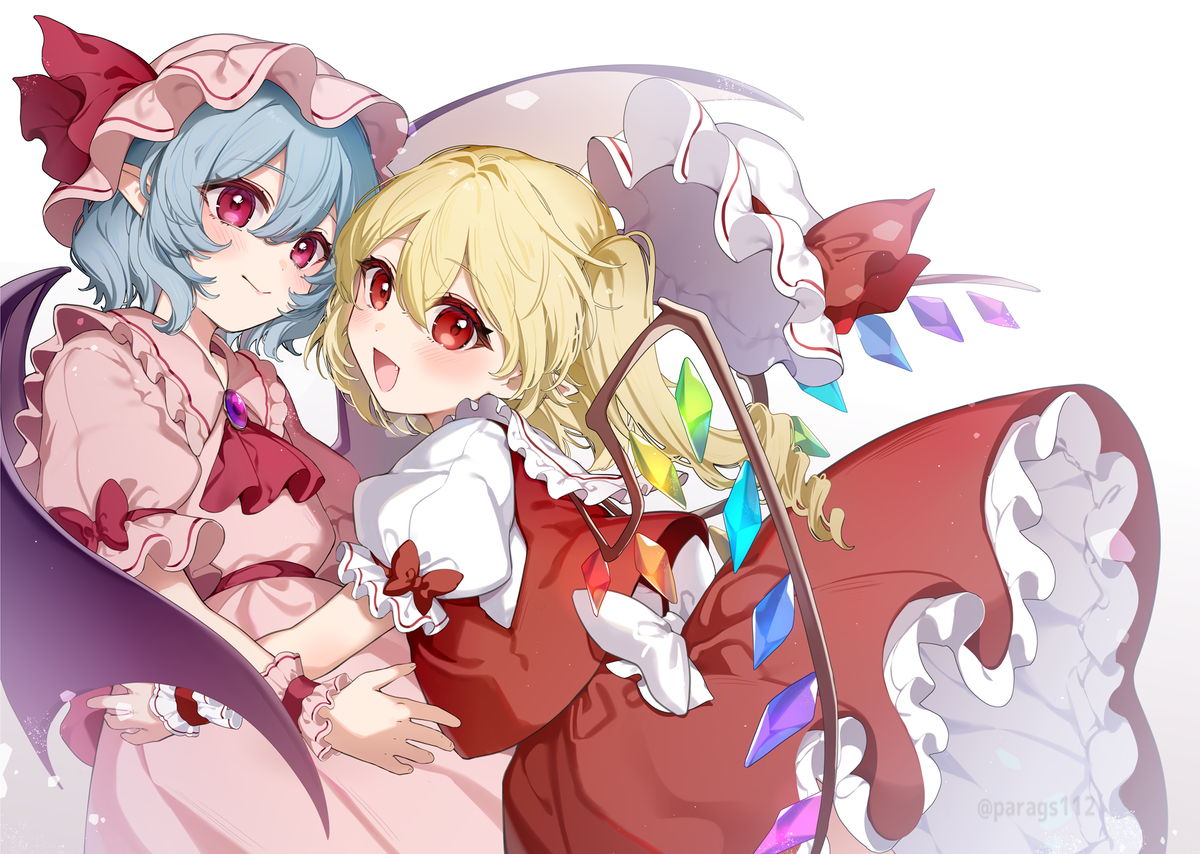 This is a pixiv picture whose title is スカーレット姉妹.