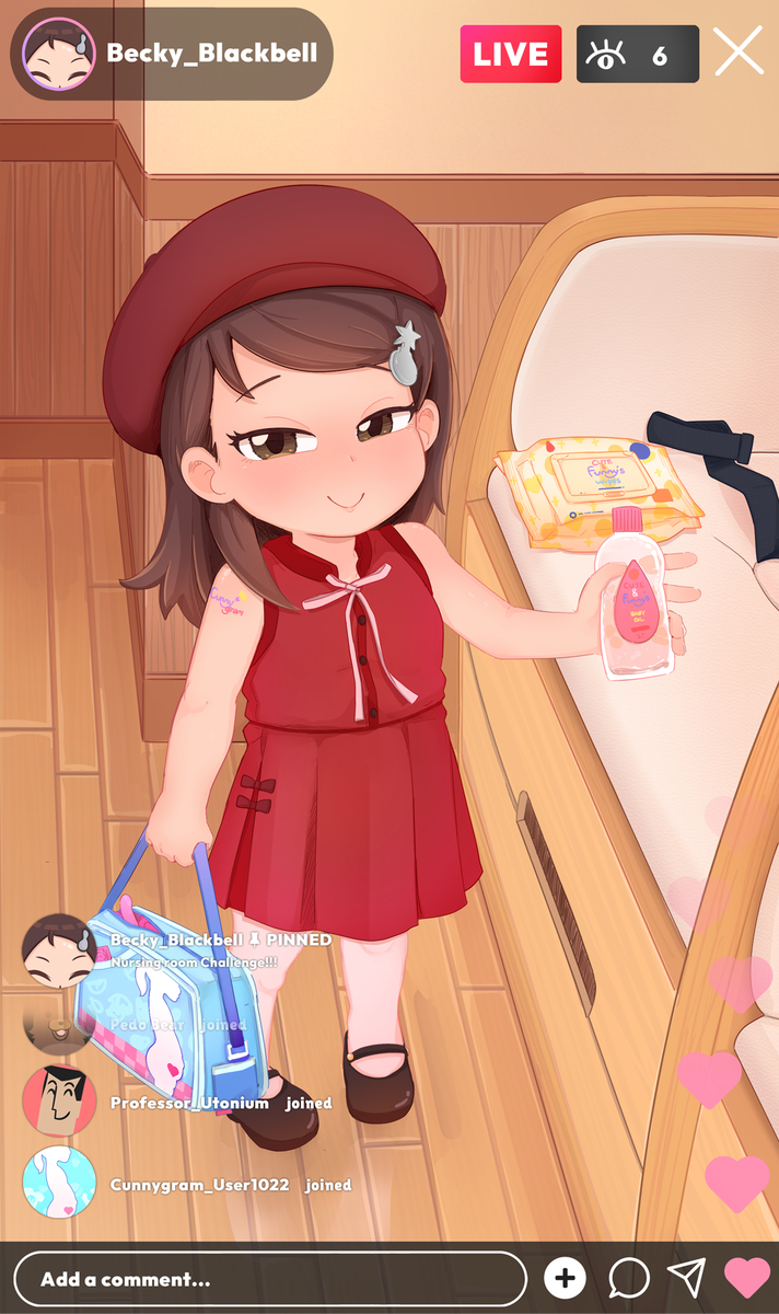 This is a pixiv picture whose title is Becky's Nursing Room Challenge 1.