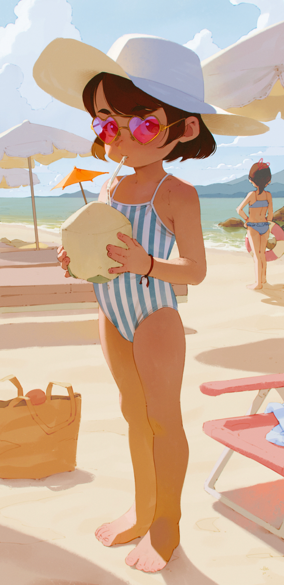 This is a pixiv picture whose title is Coconut.