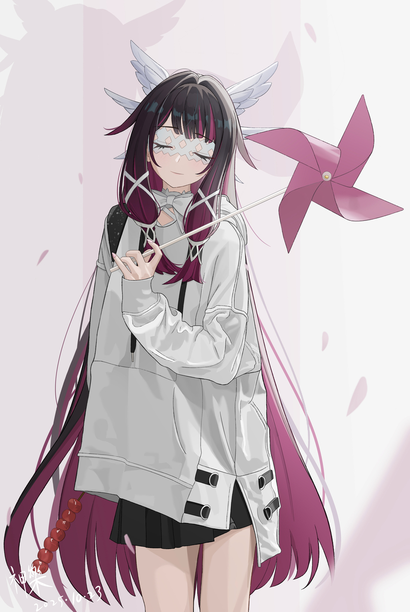 This is a pixiv picture whose title is 愚人众第一可爱（含睁眼）.