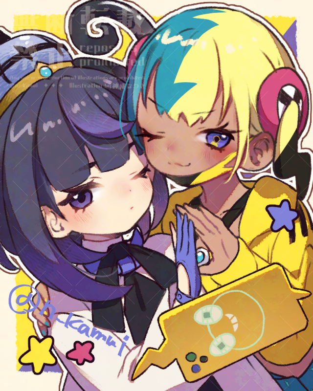 This is a pixiv picture whose title is 👻ムク♡カナリィ⚡️.