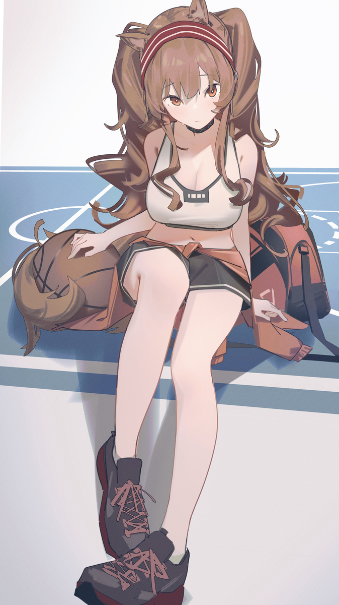 This is a pixiv picture whose title is 安洁健身时间~.