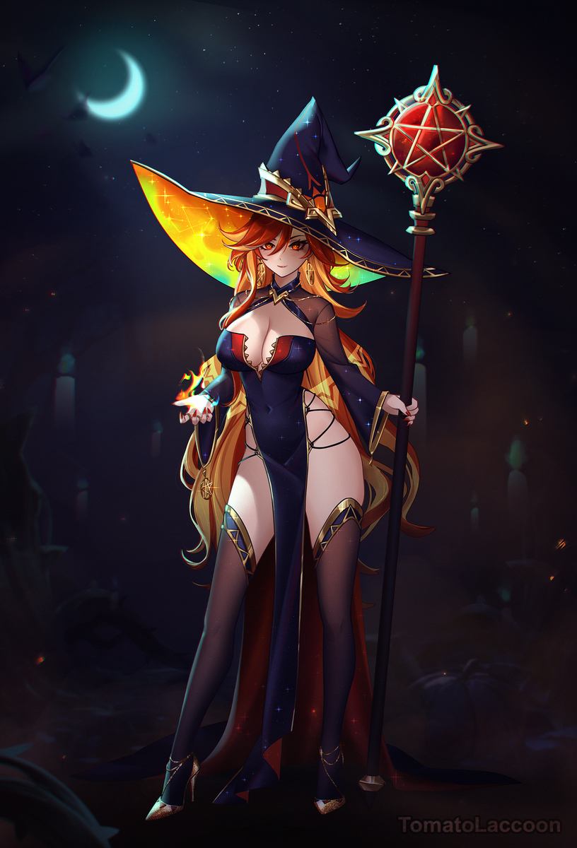 This is a pixiv picture whose title is Natlan witches.