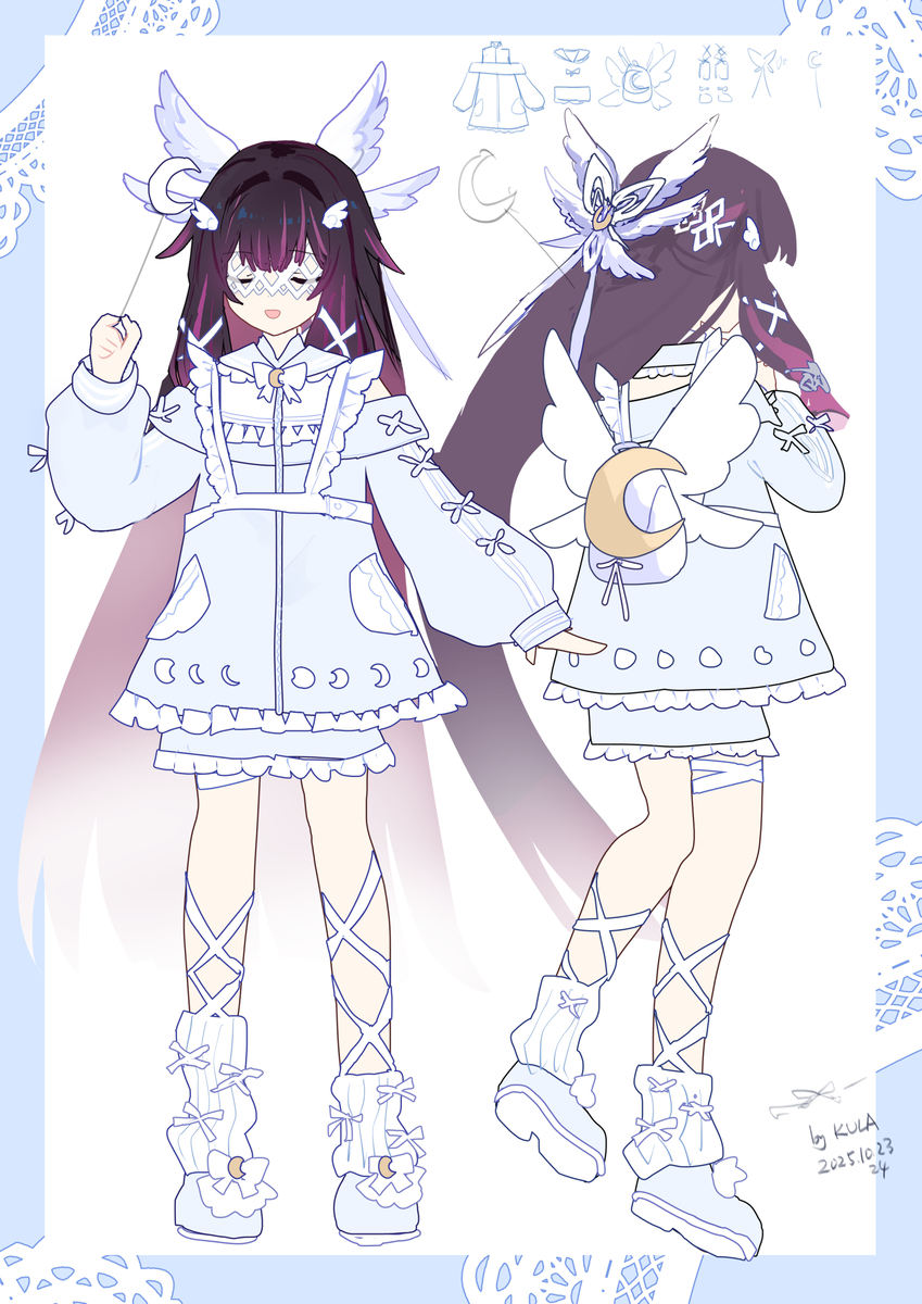 This is a pixiv picture whose title is 哥伦比娅🌙🪽🎀.