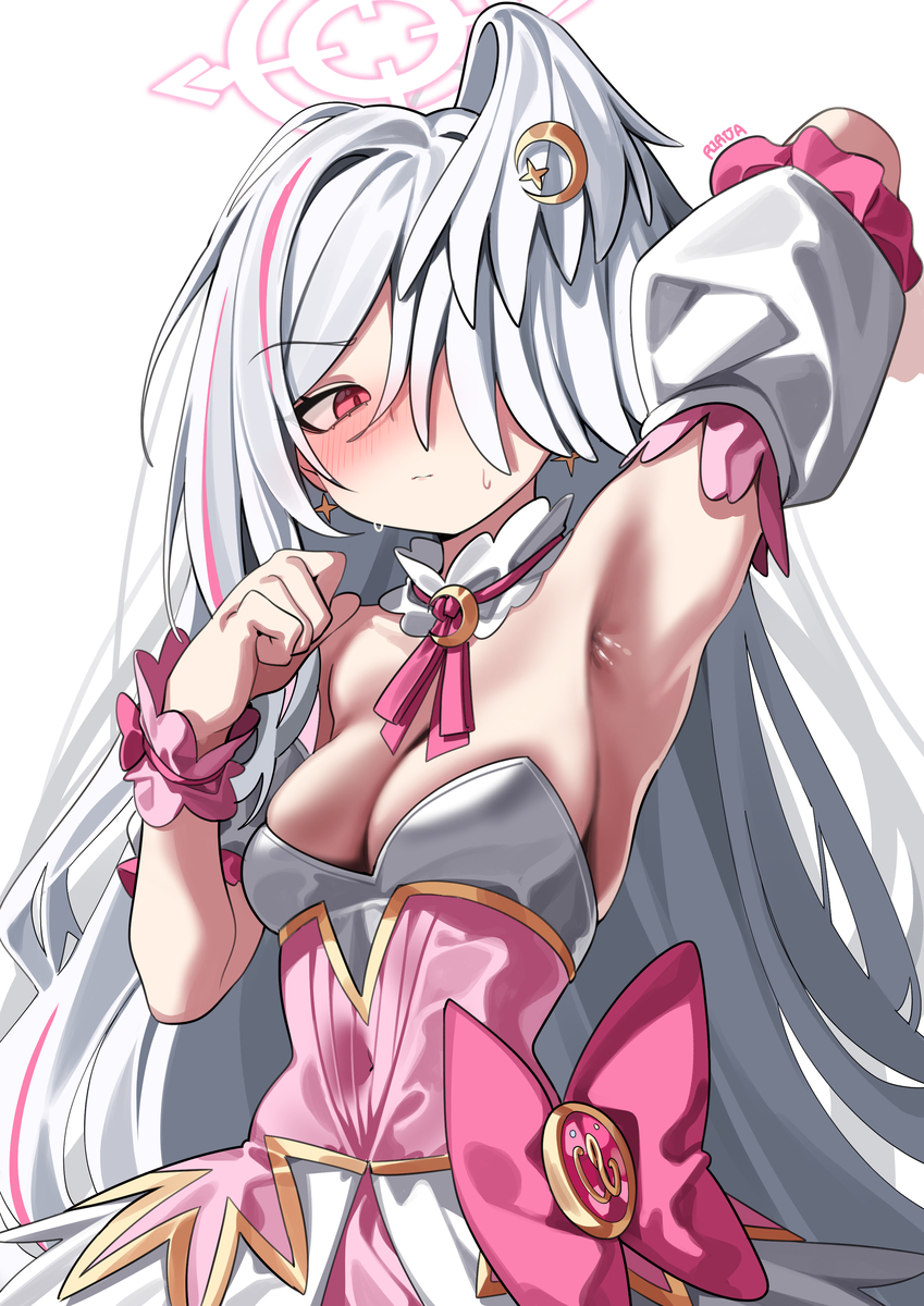 This is a pixiv picture whose title is 마법소녀 스즈미.