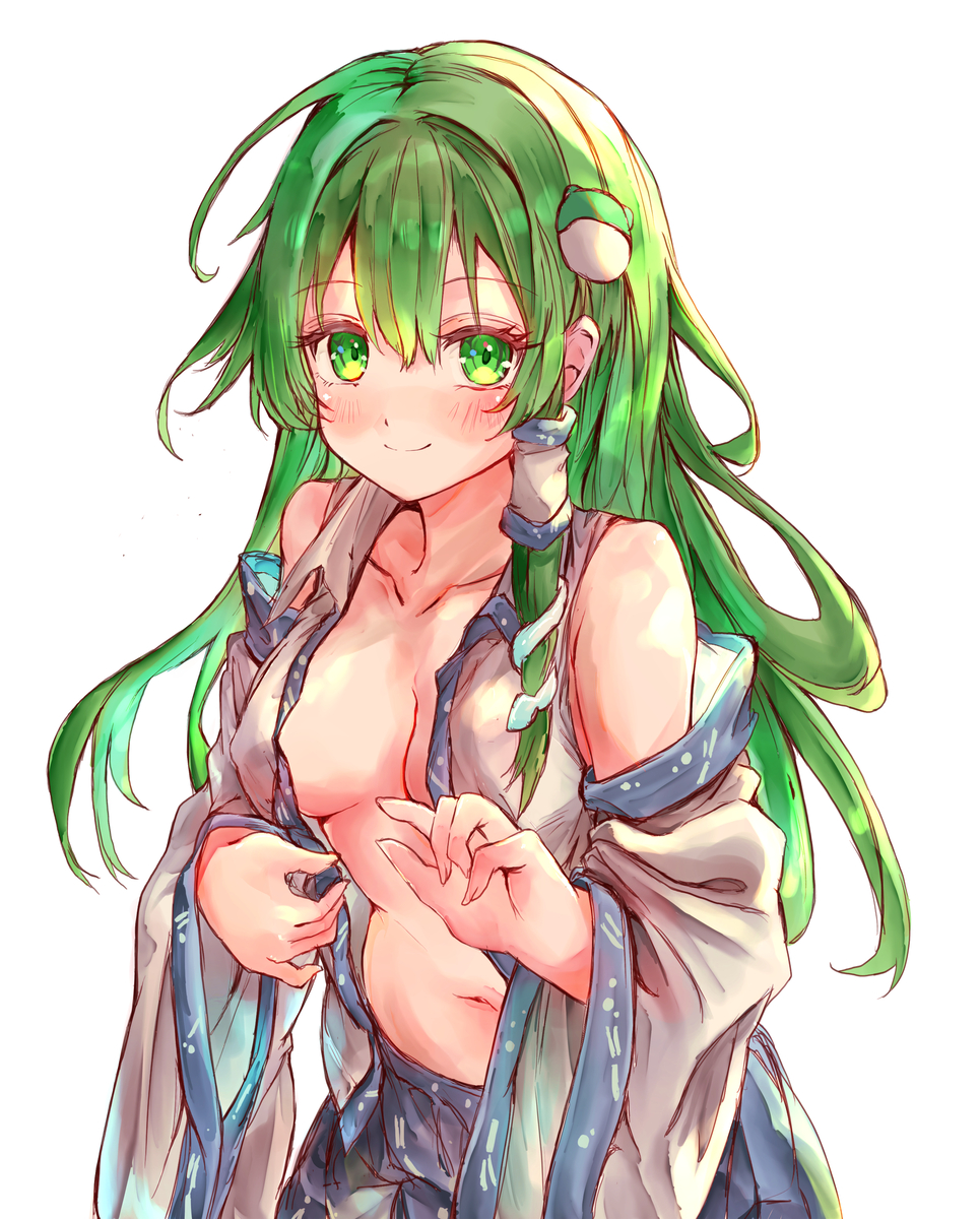 This is a pixiv picture whose title is 早苗さん！.