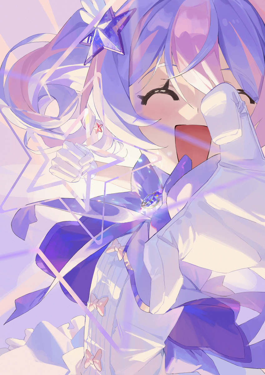 This is a pixiv picture whose title is まほうしょうじょ.