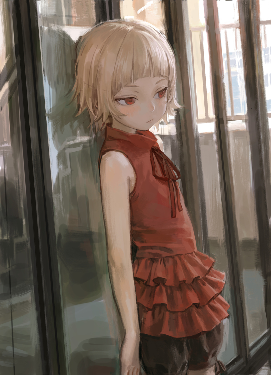 This is a pixiv picture whose title is 小小忍.