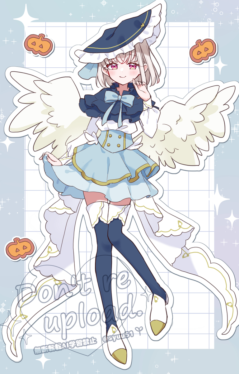 This is a pixiv picture whose title is ハロウィン衣装ぷりんちゃん.