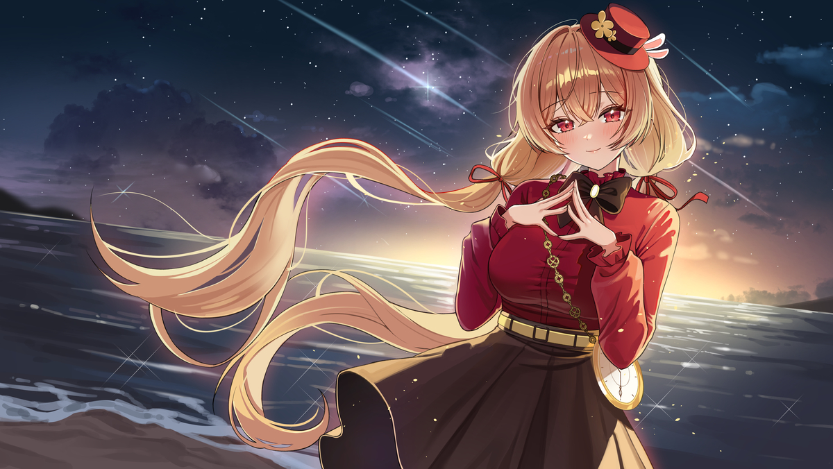 This is a pixiv picture whose title is CM.