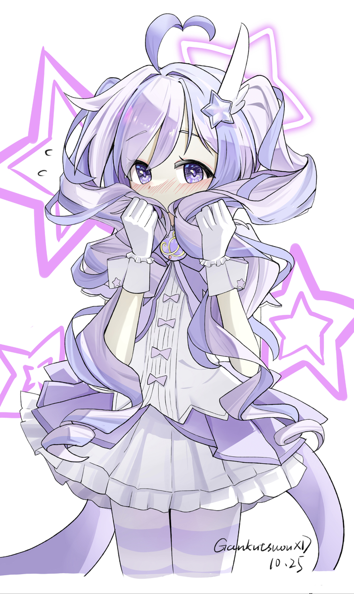 This is a pixiv picture whose title is “玲纱真的很可爱呢” “/////”.