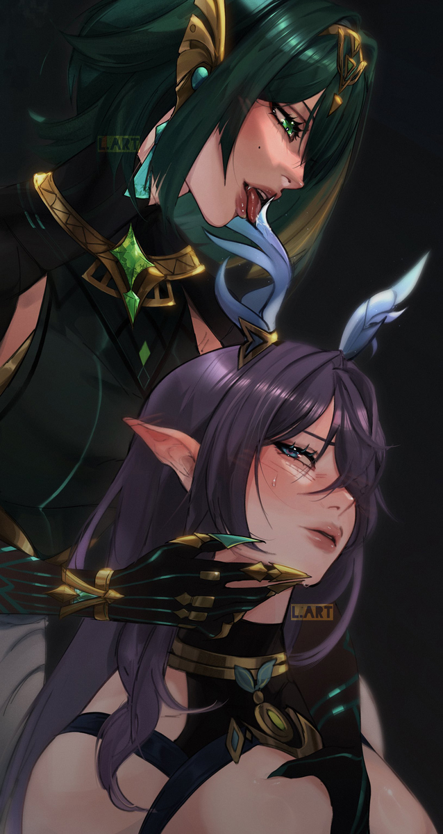 This is a pixiv picture whose title is You think they’re sensitive?😳.