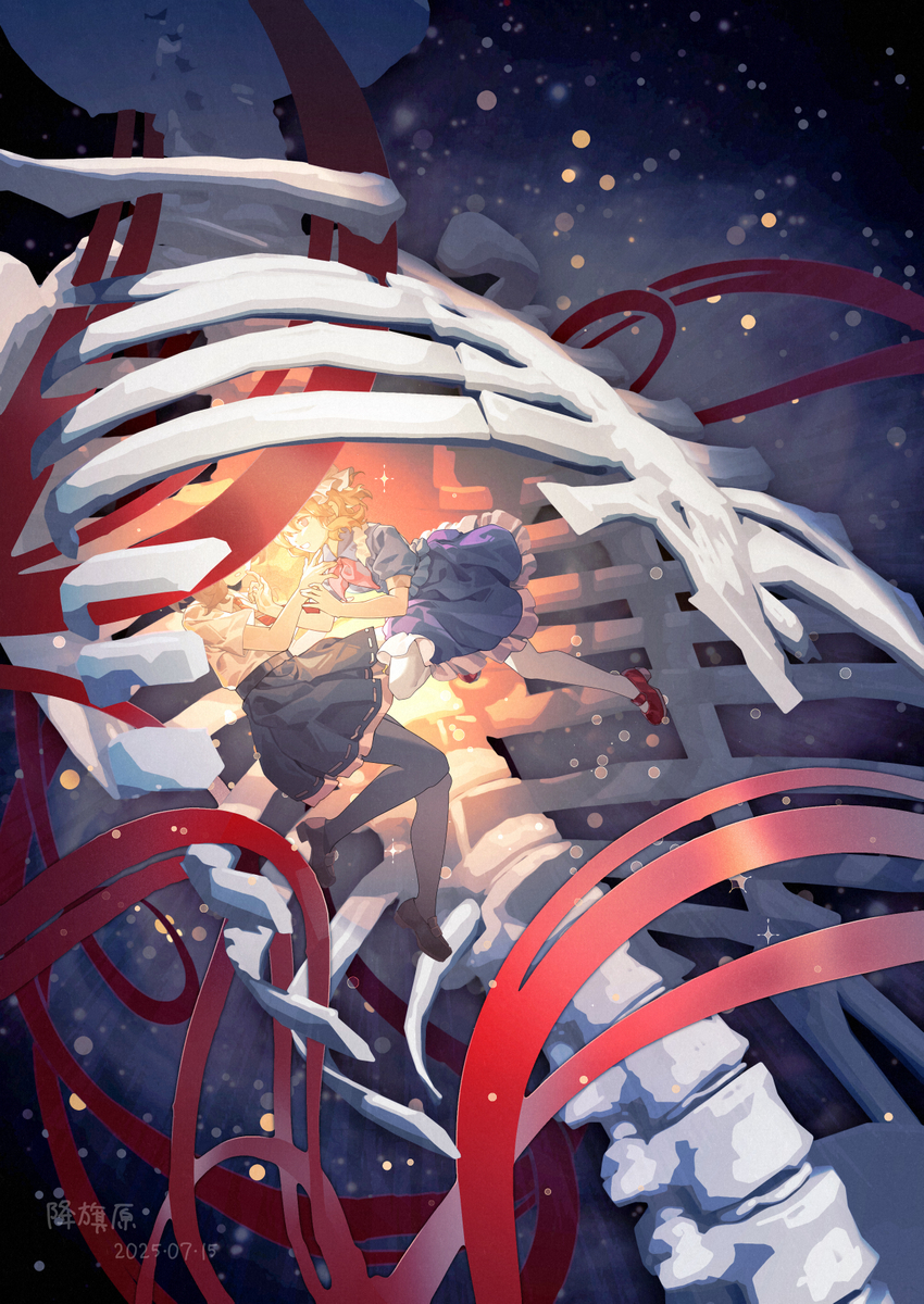 This is a pixiv picture whose title is 胸中笼中.