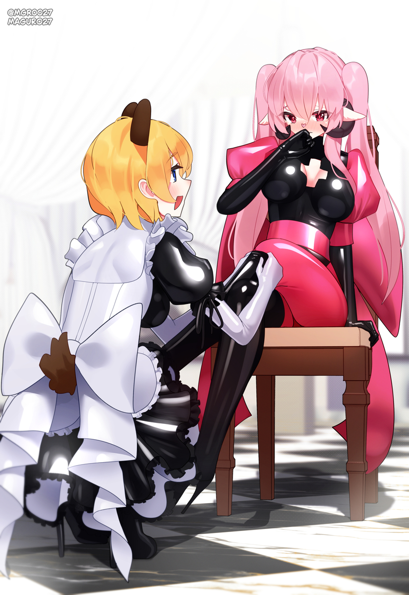 This is a pixiv picture whose title is dressing.