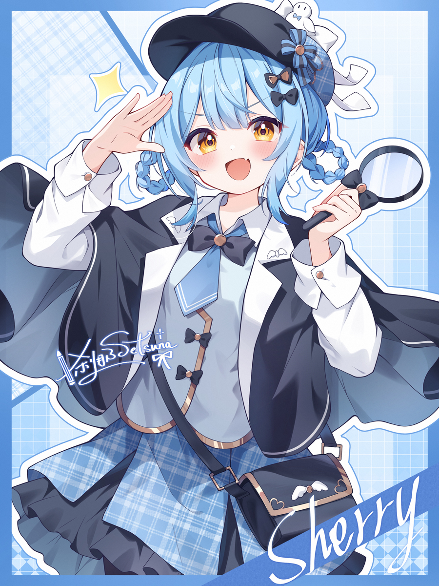 This is a pixiv picture whose title is 雪莉.