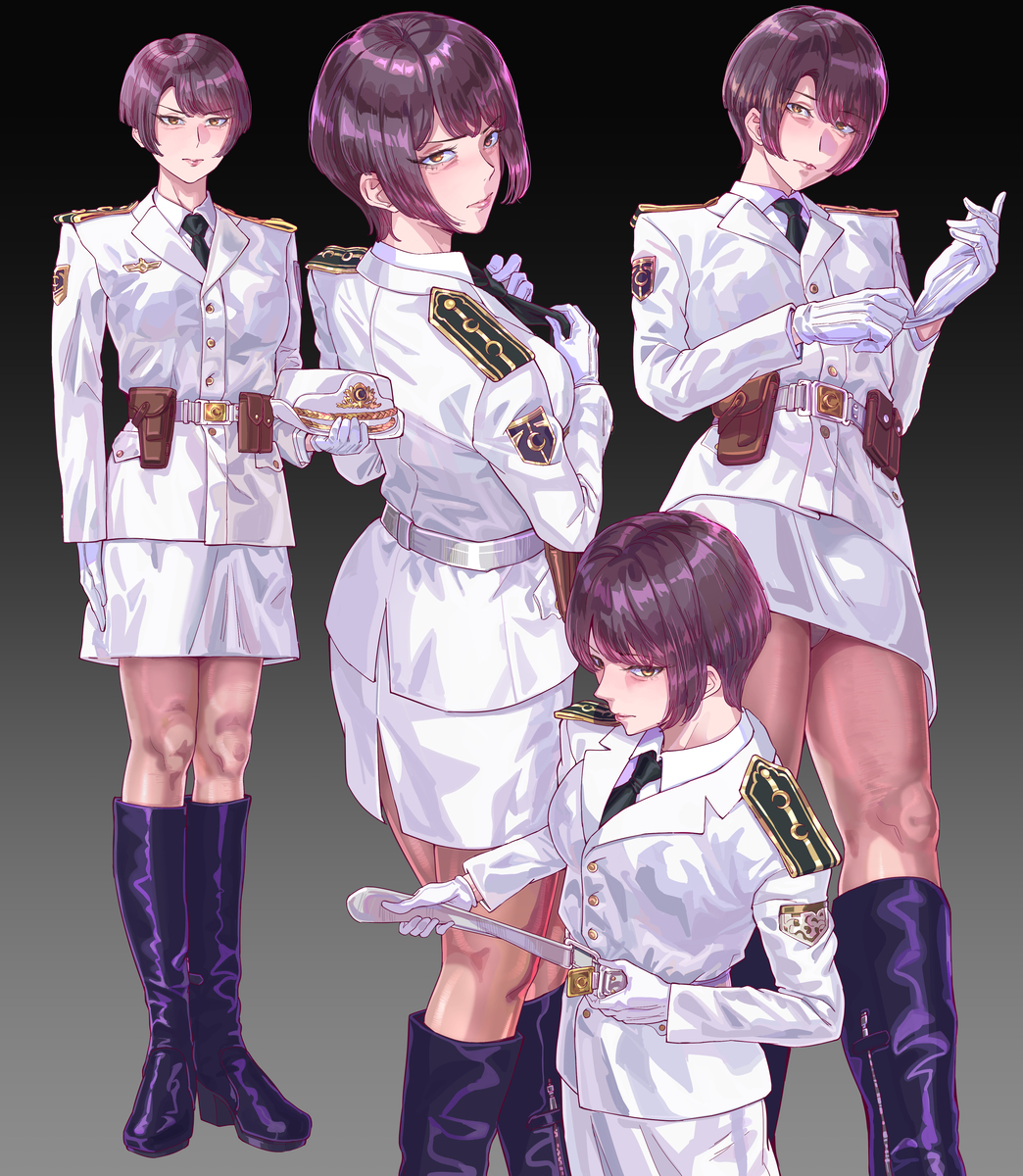 This is a pixiv picture whose title is 小说角色：武凛凛.