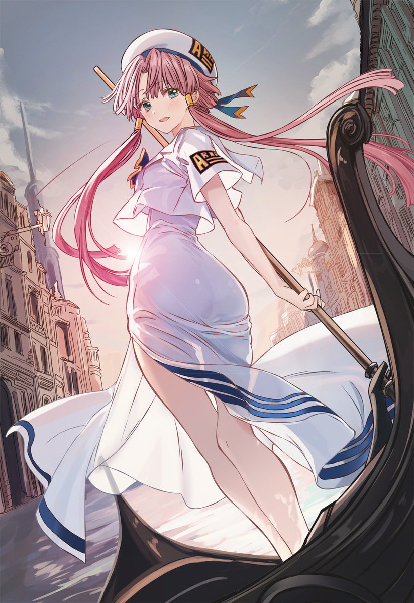 This is a pixiv picture whose title is 水先案内人.