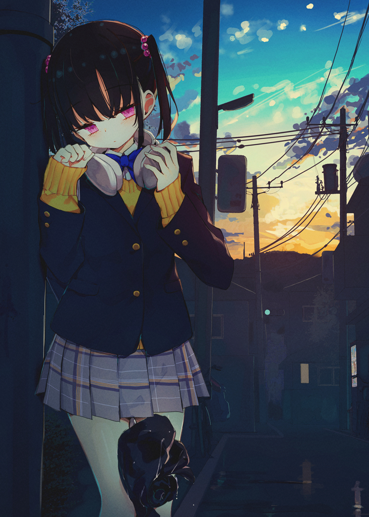 This is a pixiv picture whose title is 雨 明け.