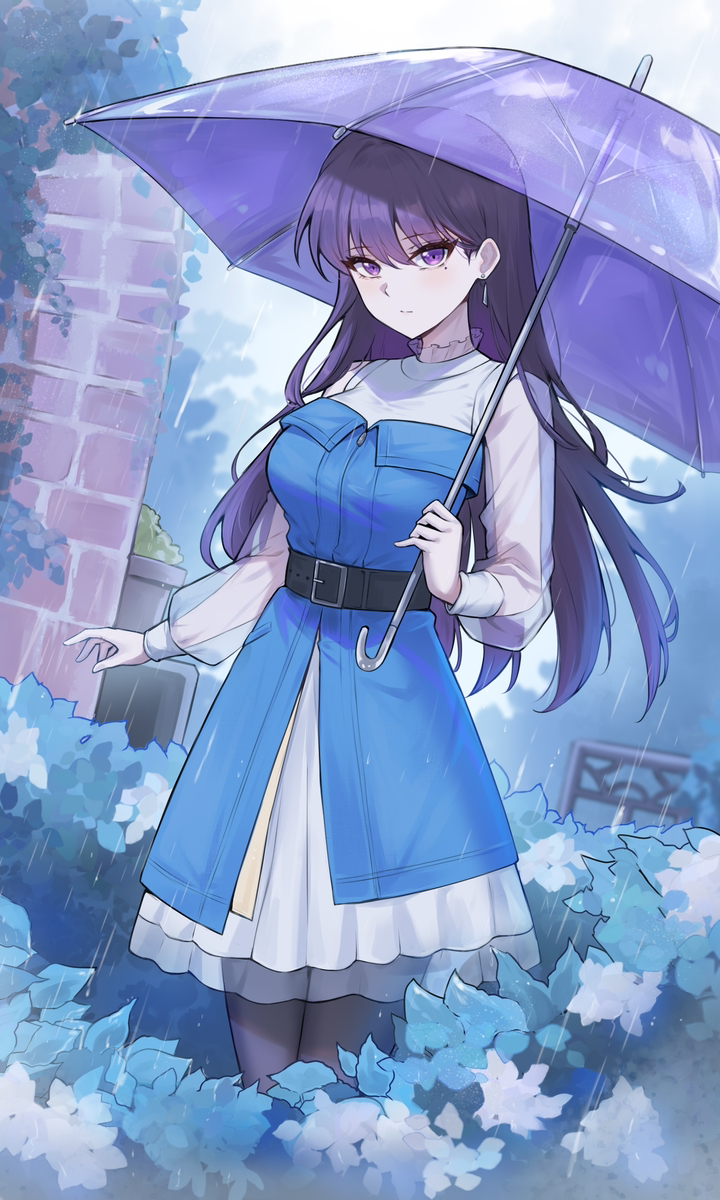 This is a pixiv picture whose title is 雨季.