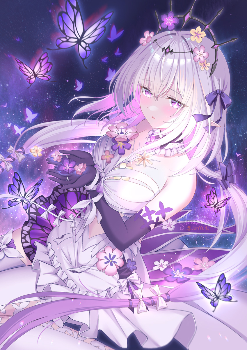 This is a pixiv picture whose title is キャストリス💜.