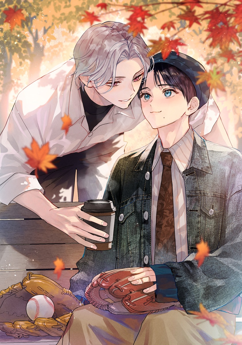 This is a pixiv picture whose title is 【商業BL】「六月の七星」37話掲載／公式ネップリ第2弾開催中.