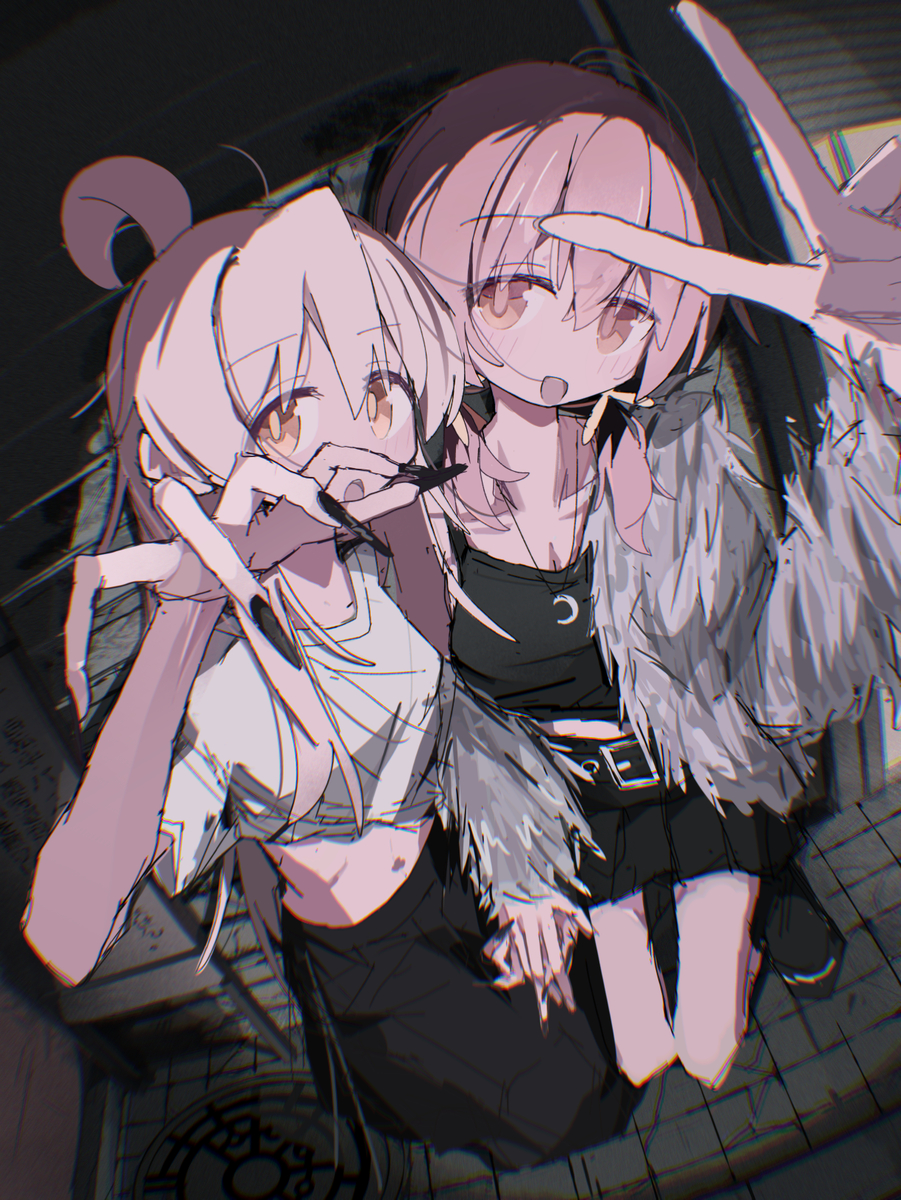 This is a pixiv picture whose title is まひろちゃん室崎ちゃん.