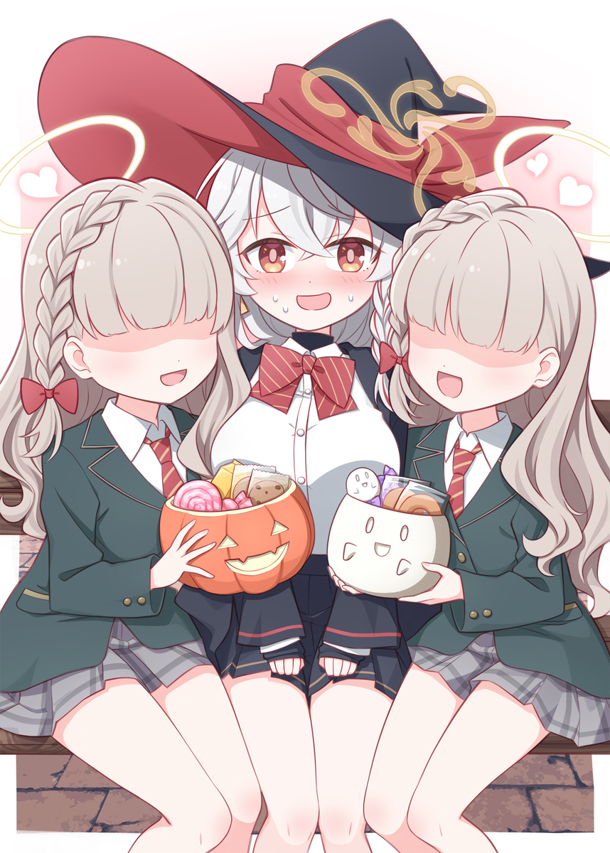 This is a pixiv picture whose title is トリックオアトリート…？.