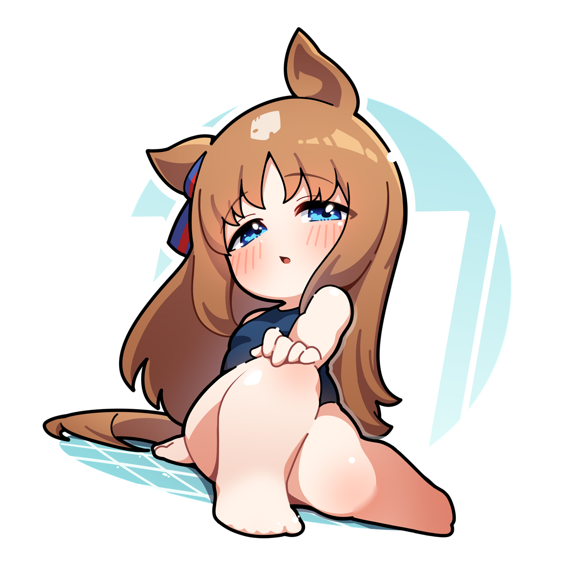 This is a pixiv picture whose title is あし.