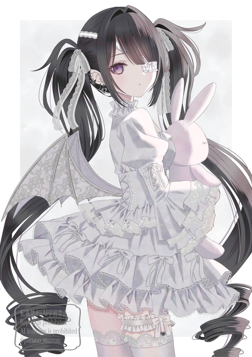 This is a pixiv picture whose title is 悪魔さん.