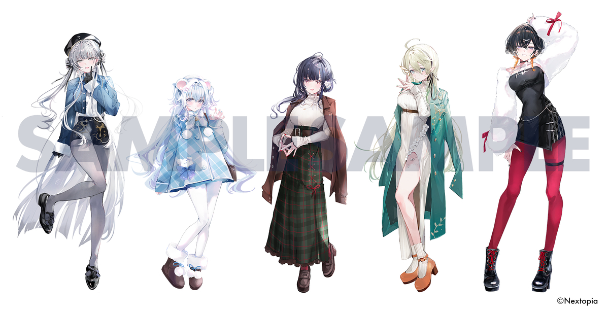 This is a pixiv picture whose title is ねくすとぴあ クリスマスグッズ2025.