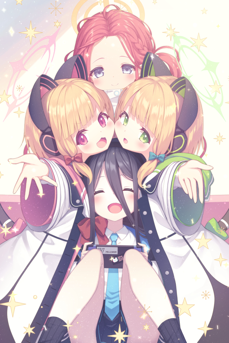 This is a pixiv picture whose title is ゲーム開発部.