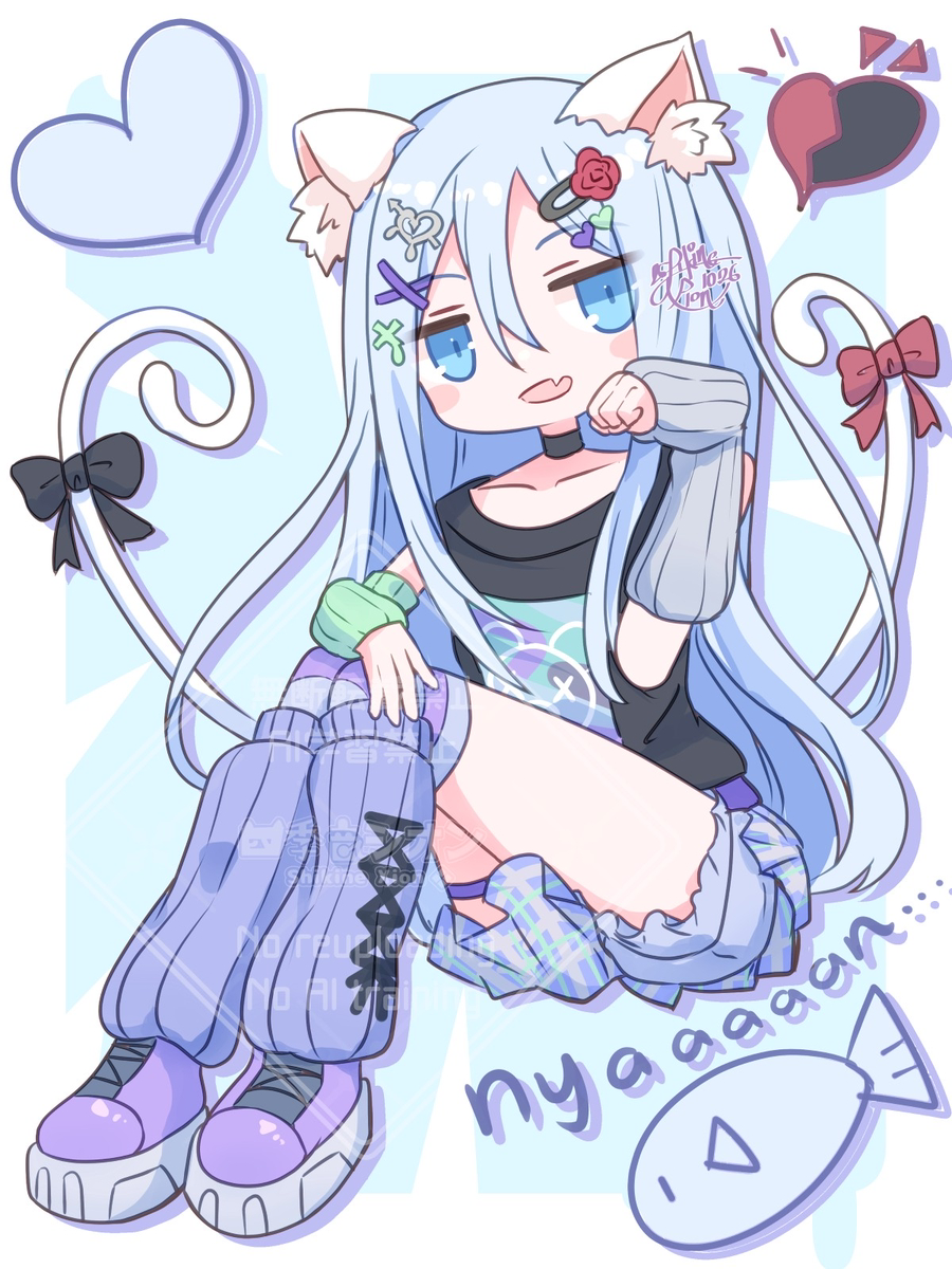 This is a pixiv picture whose title is ねこまた.