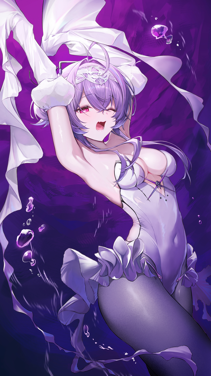 This is a pixiv picture whose title is 「ふぁぁ〜…よく寝た…」.