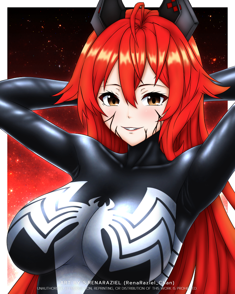 This is a pixiv picture whose title is 【NIKKE】レッドフード┃Red Hood.