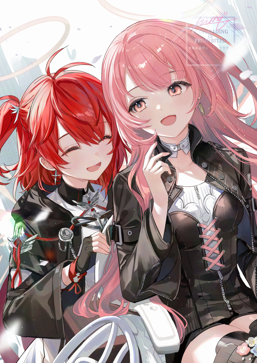 This is a pixiv picture whose title is 新約エクシア＆レミュアン.